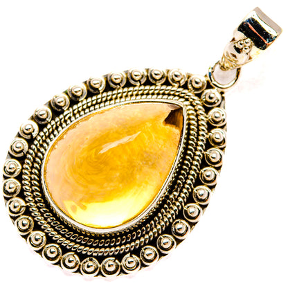 Citrine Sugarloaf Pendants handcrafted by Ana Silver Co - PD28268 - Photo 2