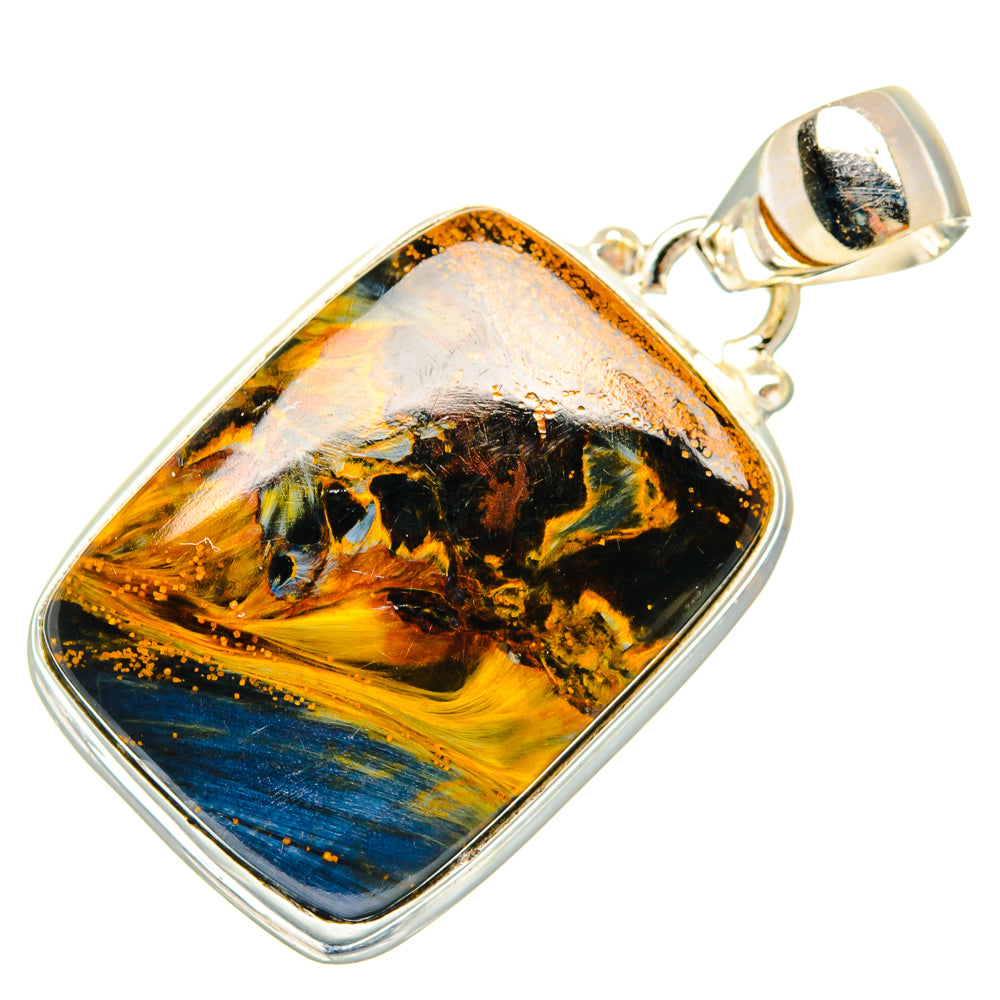 Golden Pietersite Pendants handcrafted by Ana Silver Co - PD28285 - Photo 2