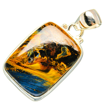 Golden Pietersite Pendants handcrafted by Ana Silver Co - PD28285 - Photo 2