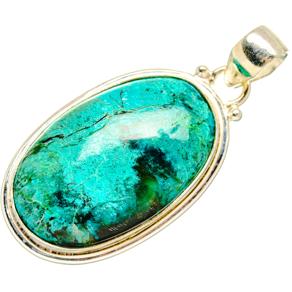 Chrysocolla Pendants handcrafted by Ana Silver Co - PD28298 - Photo 2