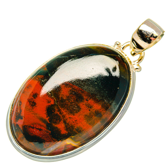 Bloodstone Pendants handcrafted by Ana Silver Co - PD28299 - Photo 2