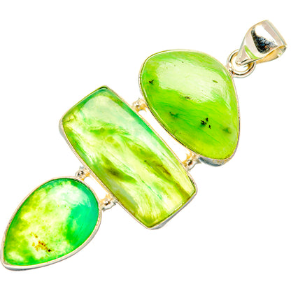 Peruvian Opal Pendants handcrafted by Ana Silver Co - PD28313 - Photo 2