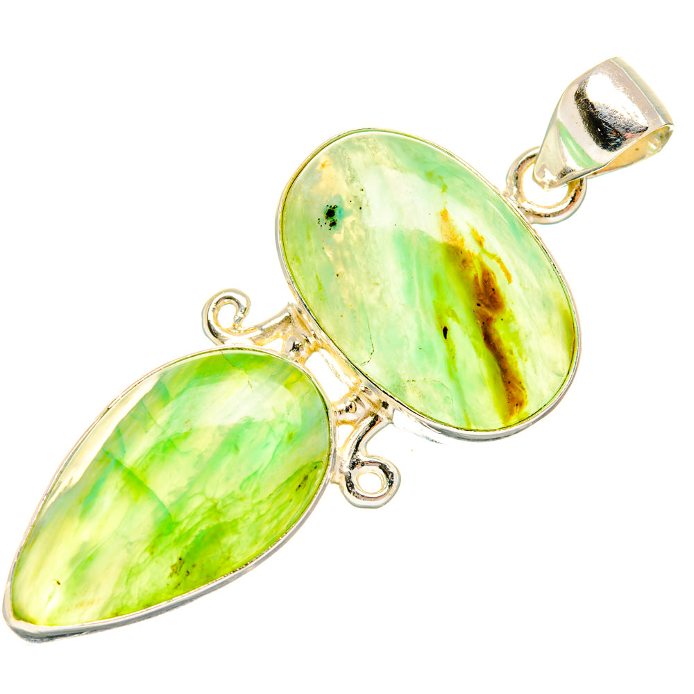 Peruvian Opal Pendants handcrafted by Ana Silver Co - PD28314 - Photo 2
