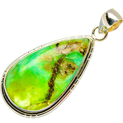 Peruvian Opal Pendants handcrafted by Ana Silver Co - PD28315 - Photo 2