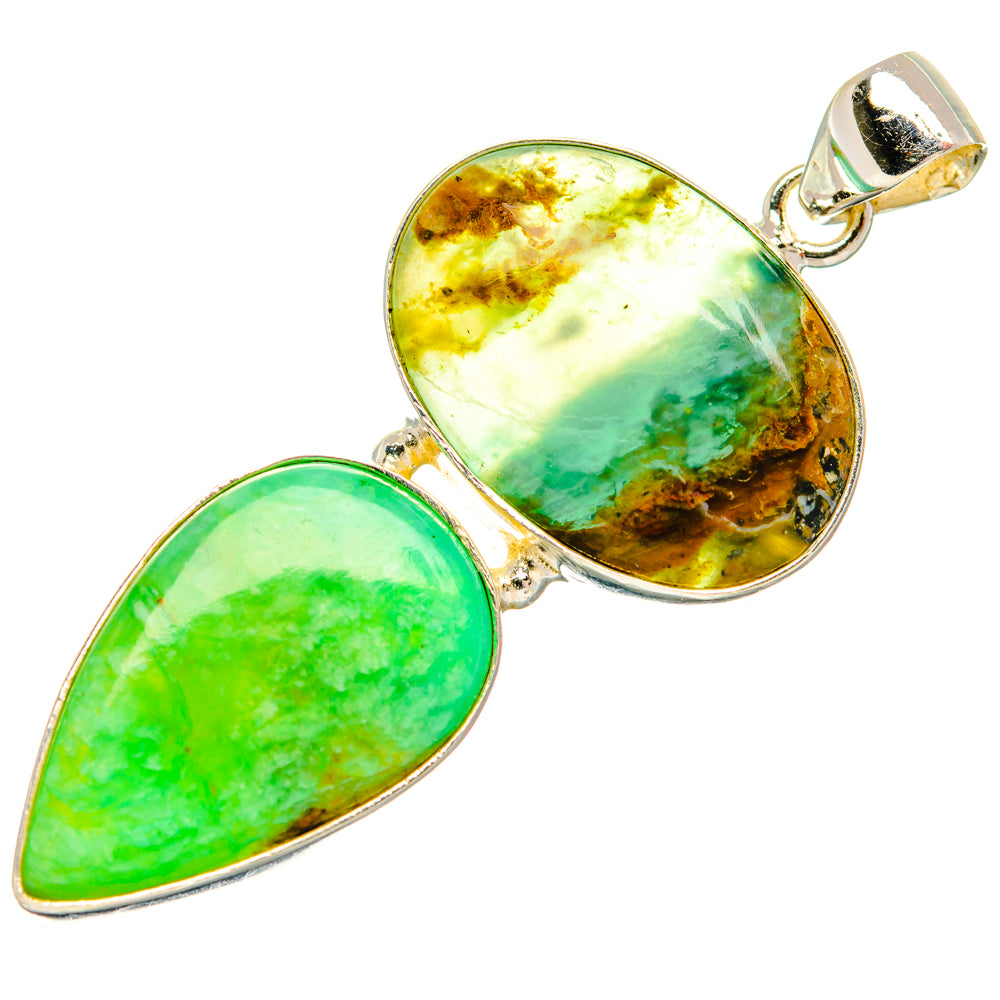Peruvian Opal Pendants handcrafted by Ana Silver Co - PD28317 - Photo 2
