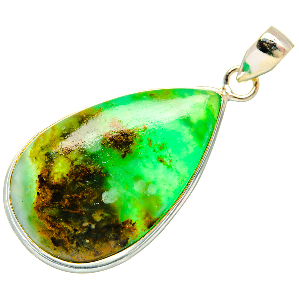 Peruvian Opal Pendants handcrafted by Ana Silver Co - PD28318 - Photo 2