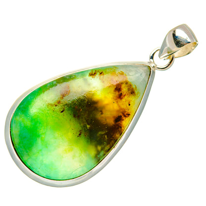 Peruvian Opal Pendants handcrafted by Ana Silver Co - PD28319 - Photo 2