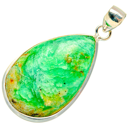 Peruvian Opal Pendants handcrafted by Ana Silver Co - PD28323 - Photo 2