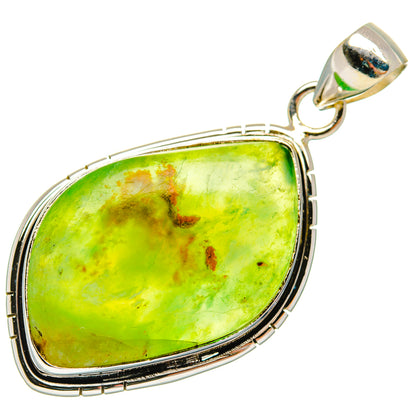 Peruvian Opal Pendants handcrafted by Ana Silver Co - PD28325 - Photo 2