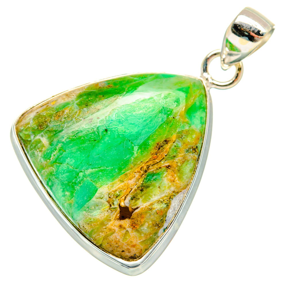 Peruvian Opal Pendants handcrafted by Ana Silver Co - PD28332 - Photo 2