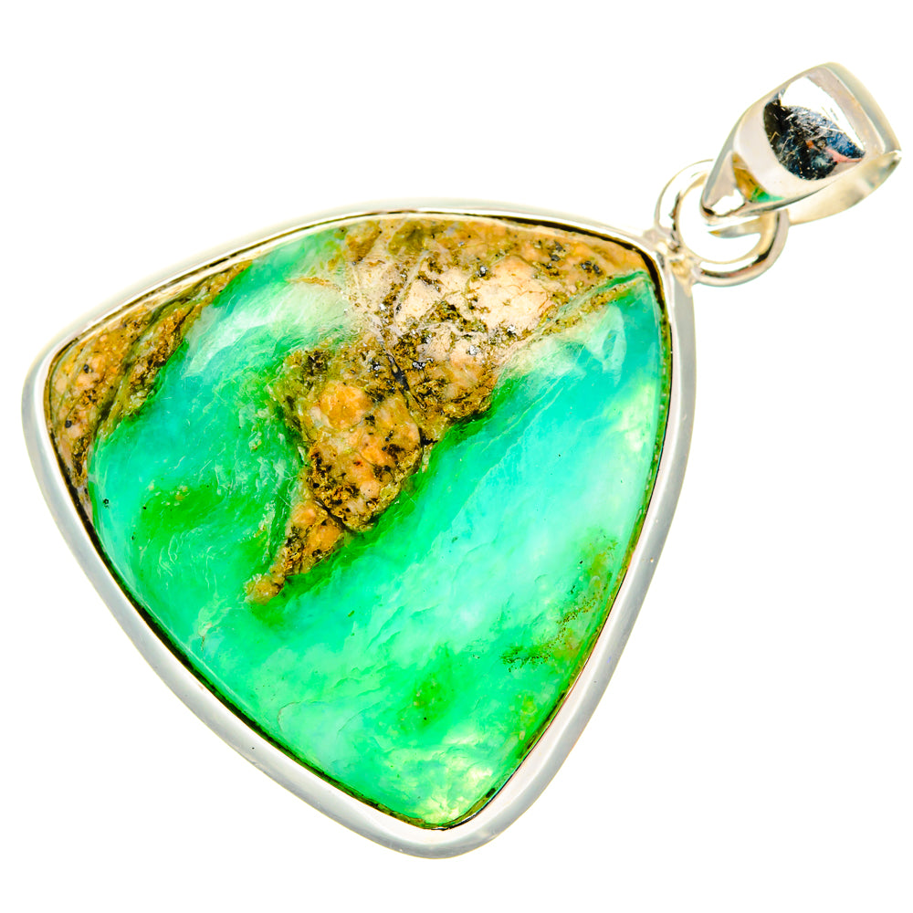 Peruvian Opal Pendants handcrafted by Ana Silver Co - PD28334 - Photo 2