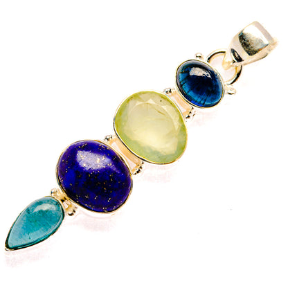 Lapis Lazuli Pendants handcrafted by Ana Silver Co - PD28355 - Photo 2