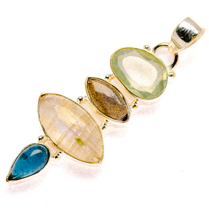 Rainbow Moonstone Pendants handcrafted by Ana Silver Co - PD28358 - Photo 2
