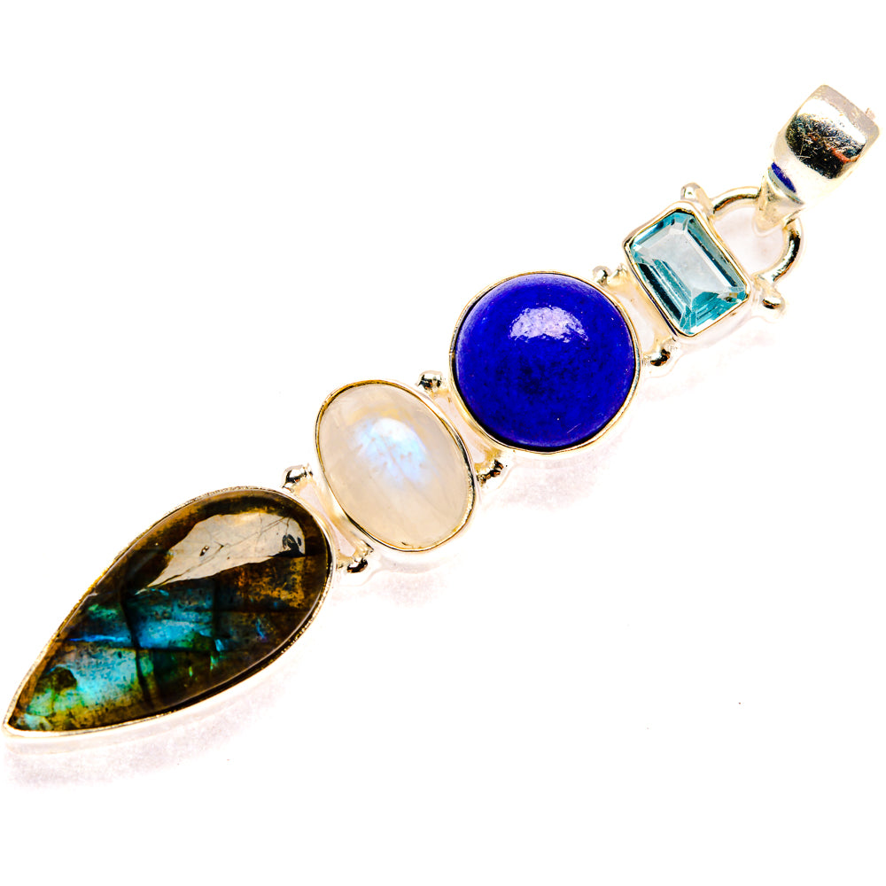 Labradorite Pendants handcrafted by Ana Silver Co - PD28363 - Photo 2
