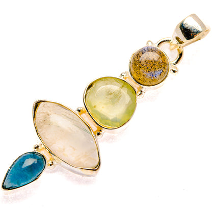 Rainbow Moonstone Pendants handcrafted by Ana Silver Co - PD28368 - Photo 2