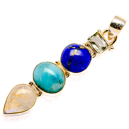 Larimar Pendants handcrafted by Ana Silver Co - PD28370 - Photo 2