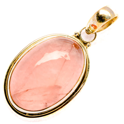 Rose Quartz Pendants handcrafted by Ana Silver Co - PD28386 - Photo 2