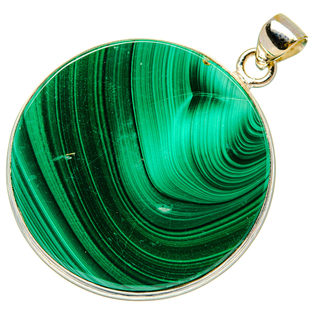 Malachite Pendants handcrafted by Ana Silver Co - PD28409 - Photo 2