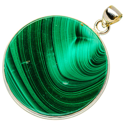 Malachite Pendants handcrafted by Ana Silver Co - PD28409 - Photo 2