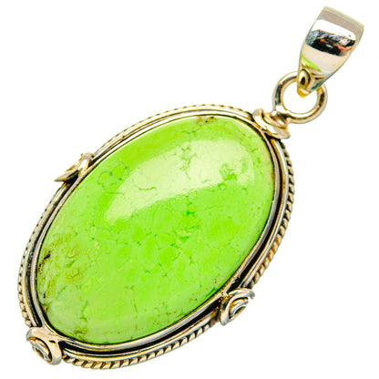 Lemon Jasper Pendants handcrafted by Ana Silver Co - PD28432 - Photo 2