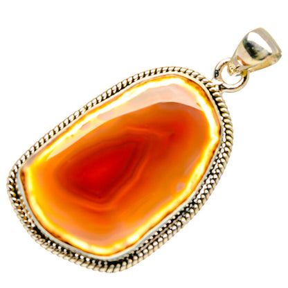 Botswana Agate Pendants handcrafted by Ana Silver Co - PD28436 - Photo 2