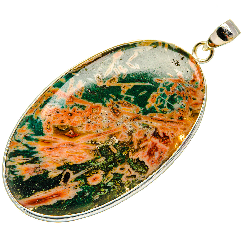 Turkish Tube Agate Pendants handcrafted by Ana Silver Co - PD28442 - Photo 2