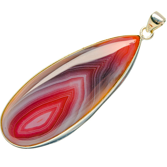 Banded Agate Pendants handcrafted by Ana Silver Co - PD28443 - Photo 2