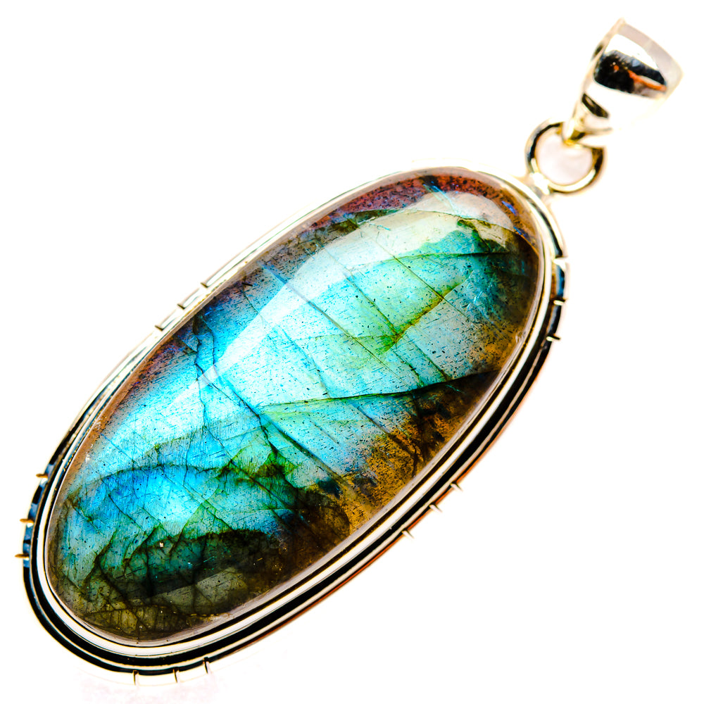 Labradorite Pendants handcrafted by Ana Silver Co - PD28451 - Photo 2