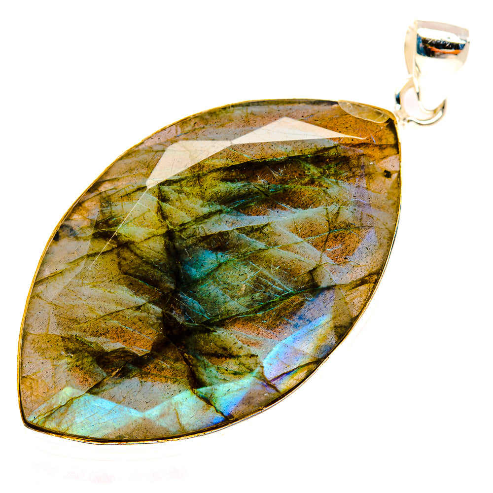 Labradorite Pendants handcrafted by Ana Silver Co - PD28453 - Photo 2
