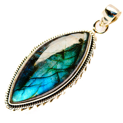 Labradorite Pendants handcrafted by Ana Silver Co - PD28455 - Photo 2