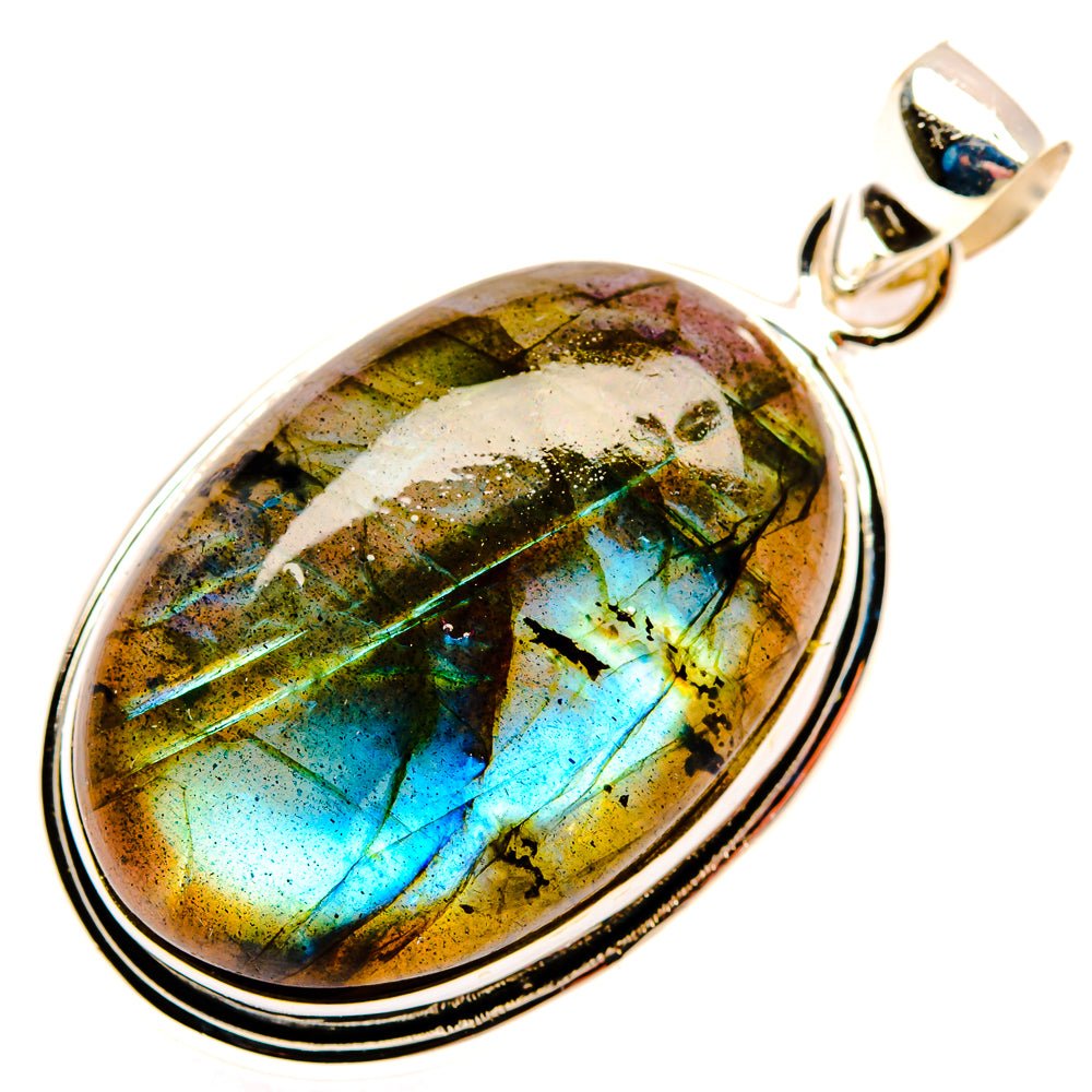 Labradorite Pendants handcrafted by Ana Silver Co - PD28459 - Photo 2