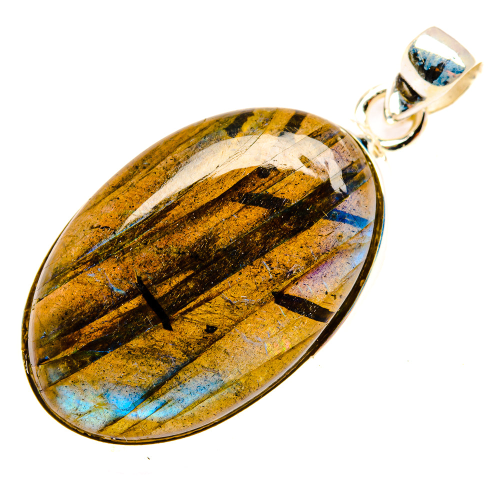 Labradorite Pendants handcrafted by Ana Silver Co - PD28460 - Photo 2