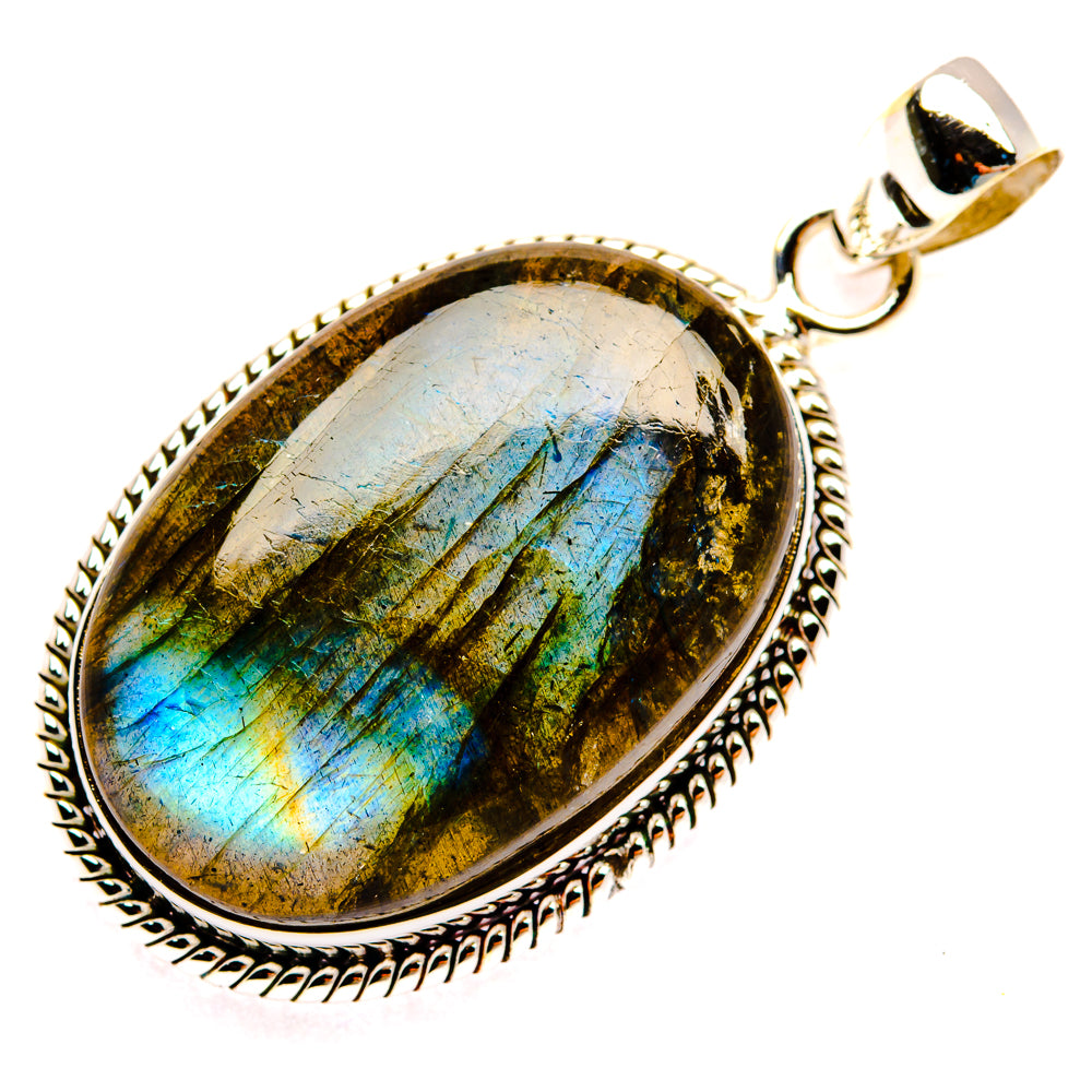 Labradorite Pendants handcrafted by Ana Silver Co - PD28467 - Photo 2