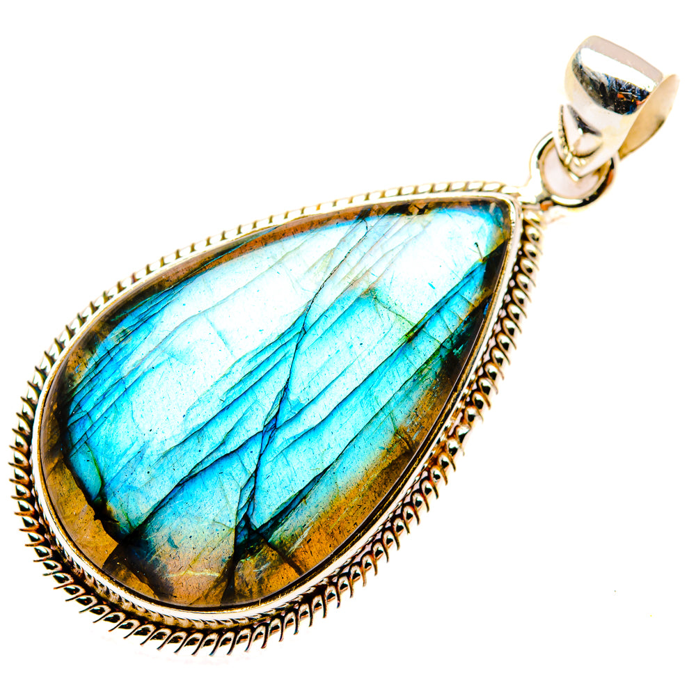 Labradorite Pendants handcrafted by Ana Silver Co - PD28468 - Photo 2