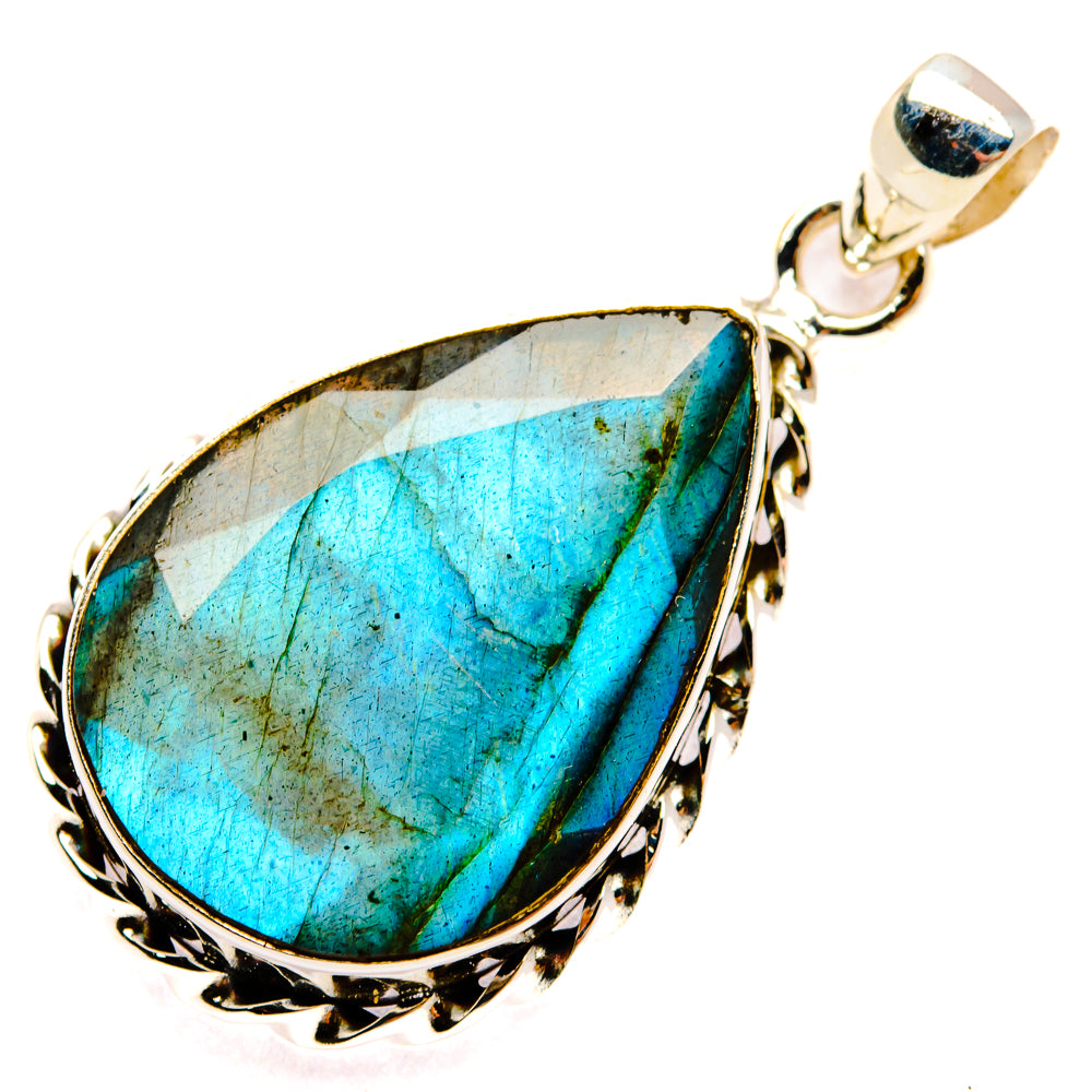 Labradorite Pendants handcrafted by Ana Silver Co - PD28471 - Photo 2