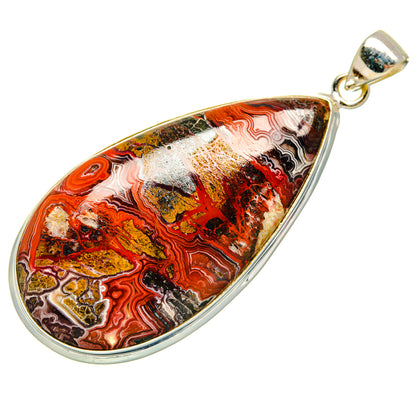 Crazy Lace Agate Pendants handcrafted by Ana Silver Co - PD28474 - Photo 2
