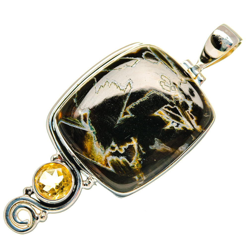 Turkish Tube Agate Pendants handcrafted by Ana Silver Co - PD28484 - Photo 2