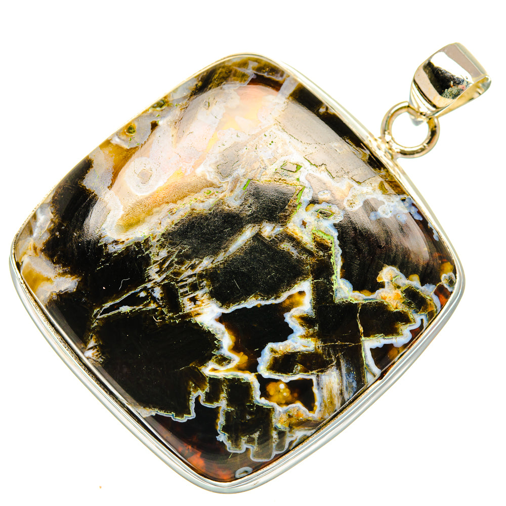 Turkish Tube Agate Pendants handcrafted by Ana Silver Co - PD28487 - Photo 2