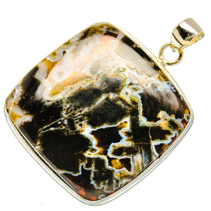 Turkish Tube Agate Pendants handcrafted by Ana Silver Co - PD28487 - Photo 2