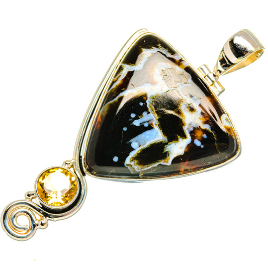 Turkish Tube Agate Pendants handcrafted by Ana Silver Co - PD28497 - Photo 2