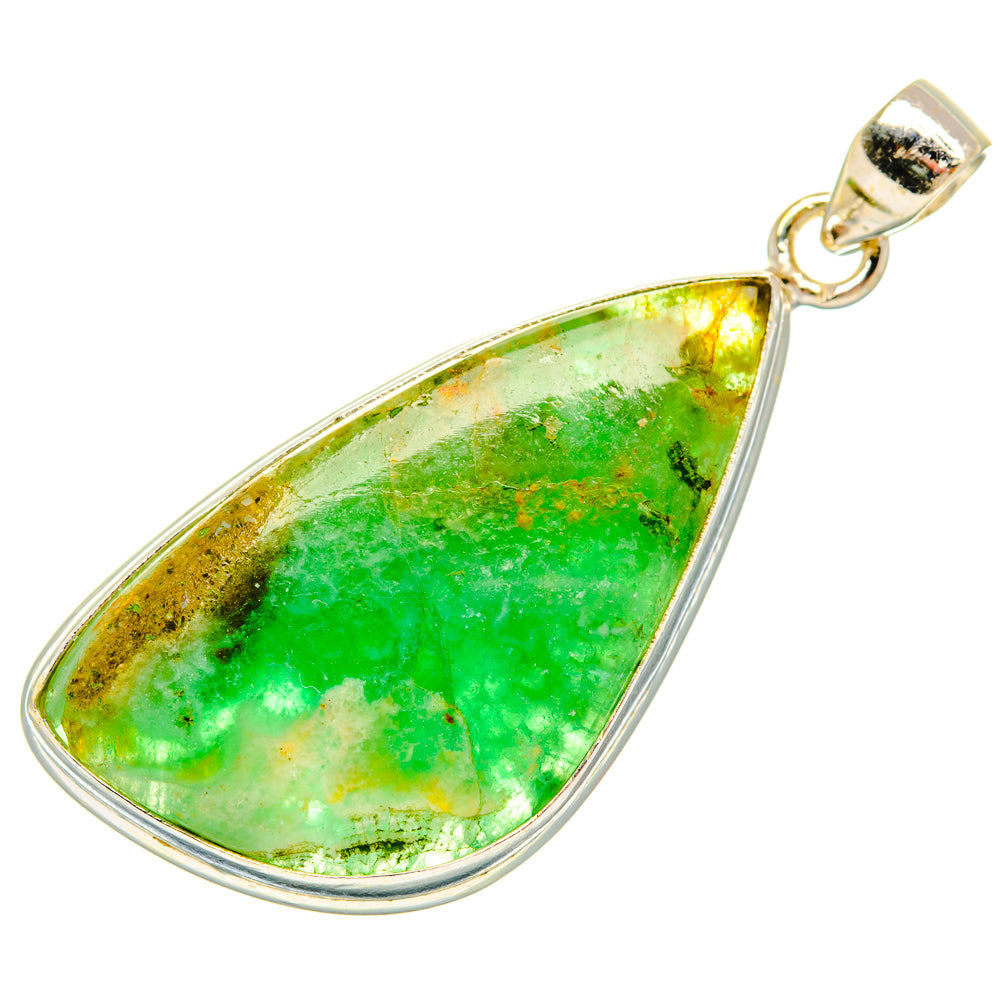 Peruvian Opal Pendants handcrafted by Ana Silver Co - PD28511 - Photo 2