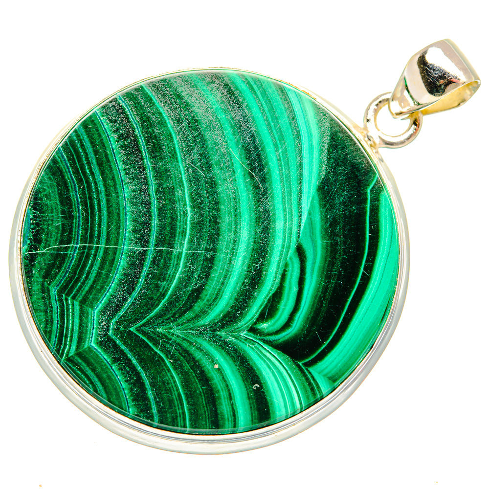 Malachite Pendants handcrafted by Ana Silver Co - PD28513 - Photo 2