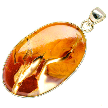 Brecciated Mookaite Pendants handcrafted by Ana Silver Co - PD28517 - Photo 2