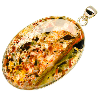 Ocean Jasper Pendants handcrafted by Ana Silver Co - PD28527 - Photo 2