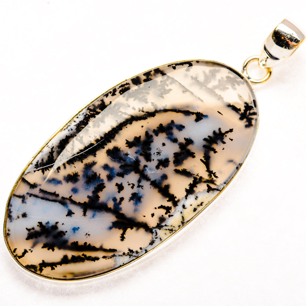 Dendritic Opal Pendants handcrafted by Ana Silver Co - PD28537 - Photo 2