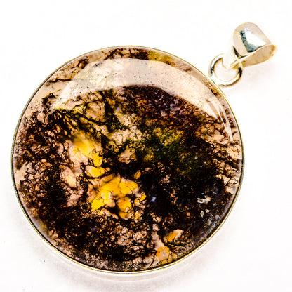 Moss Agate Pendants handcrafted by Ana Silver Co - PD28546 - Photo 2
