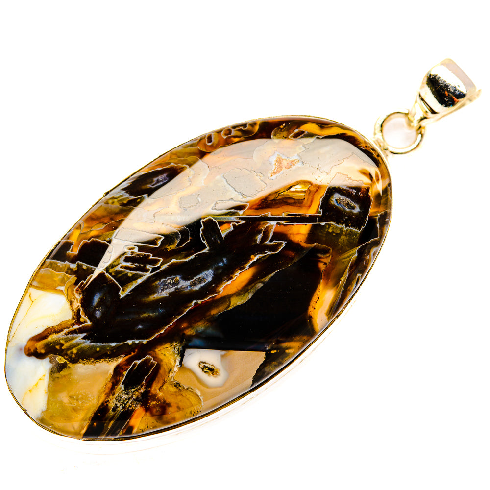 Turkish Tube Agate Pendants handcrafted by Ana Silver Co - PD28555 - Photo 2