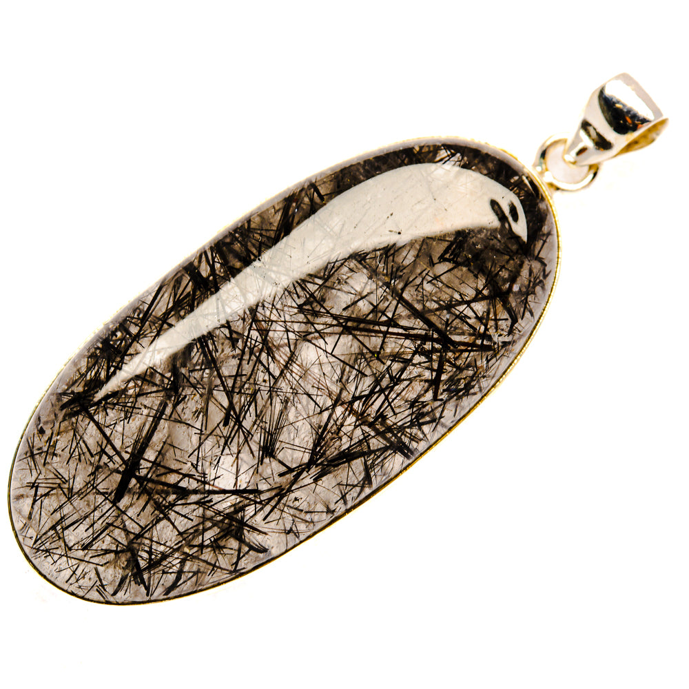 Tourmalinated Quartz Pendants handcrafted by Ana Silver Co - PD28556 - Photo 2