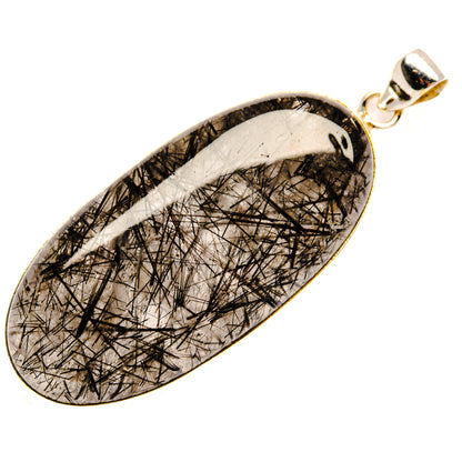 Tourmalinated Quartz Pendants handcrafted by Ana Silver Co - PD28556 - Photo 2