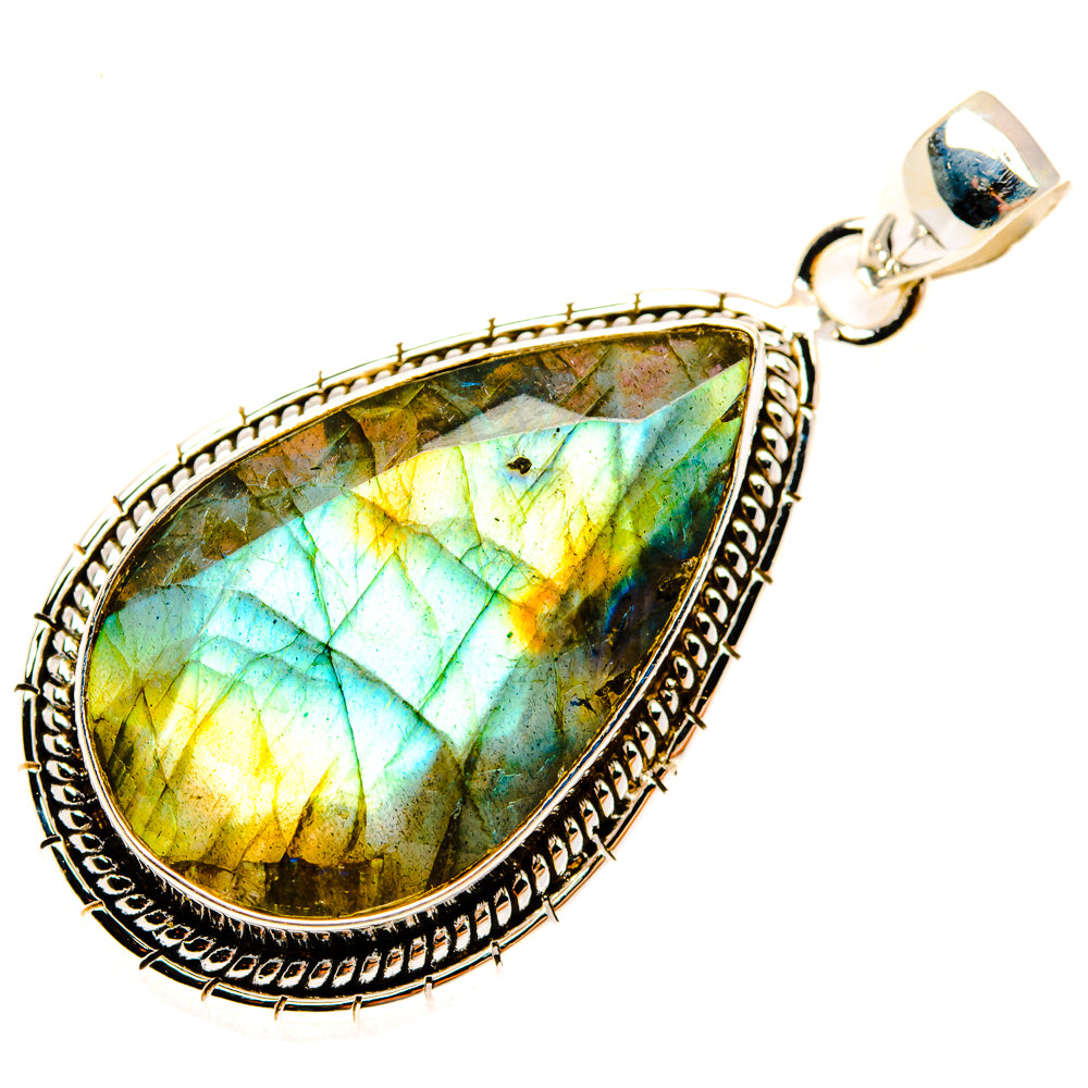 Labradorite Pendants handcrafted by Ana Silver Co - PD28570 - Photo 2